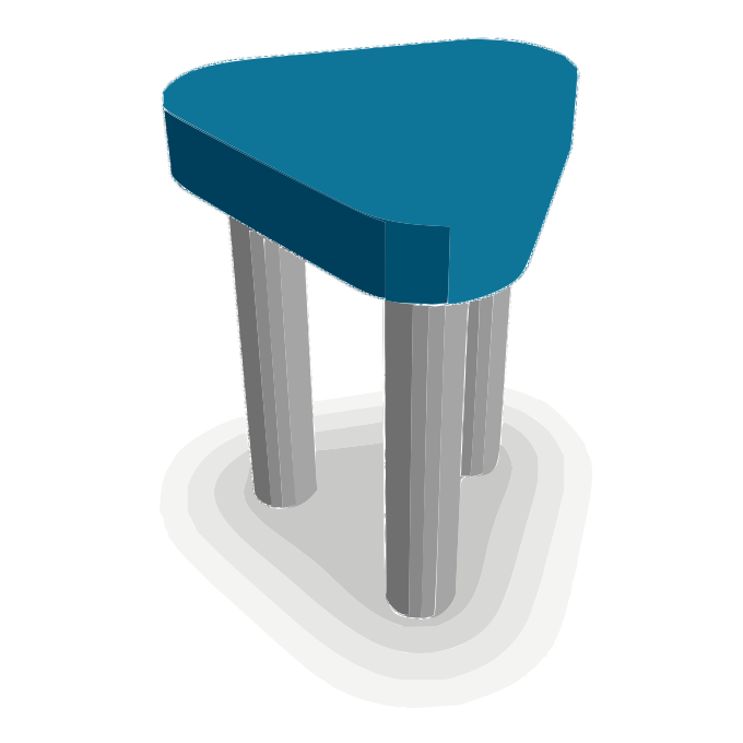 Cimentación profunda modelada en TerrioLabs Foundation